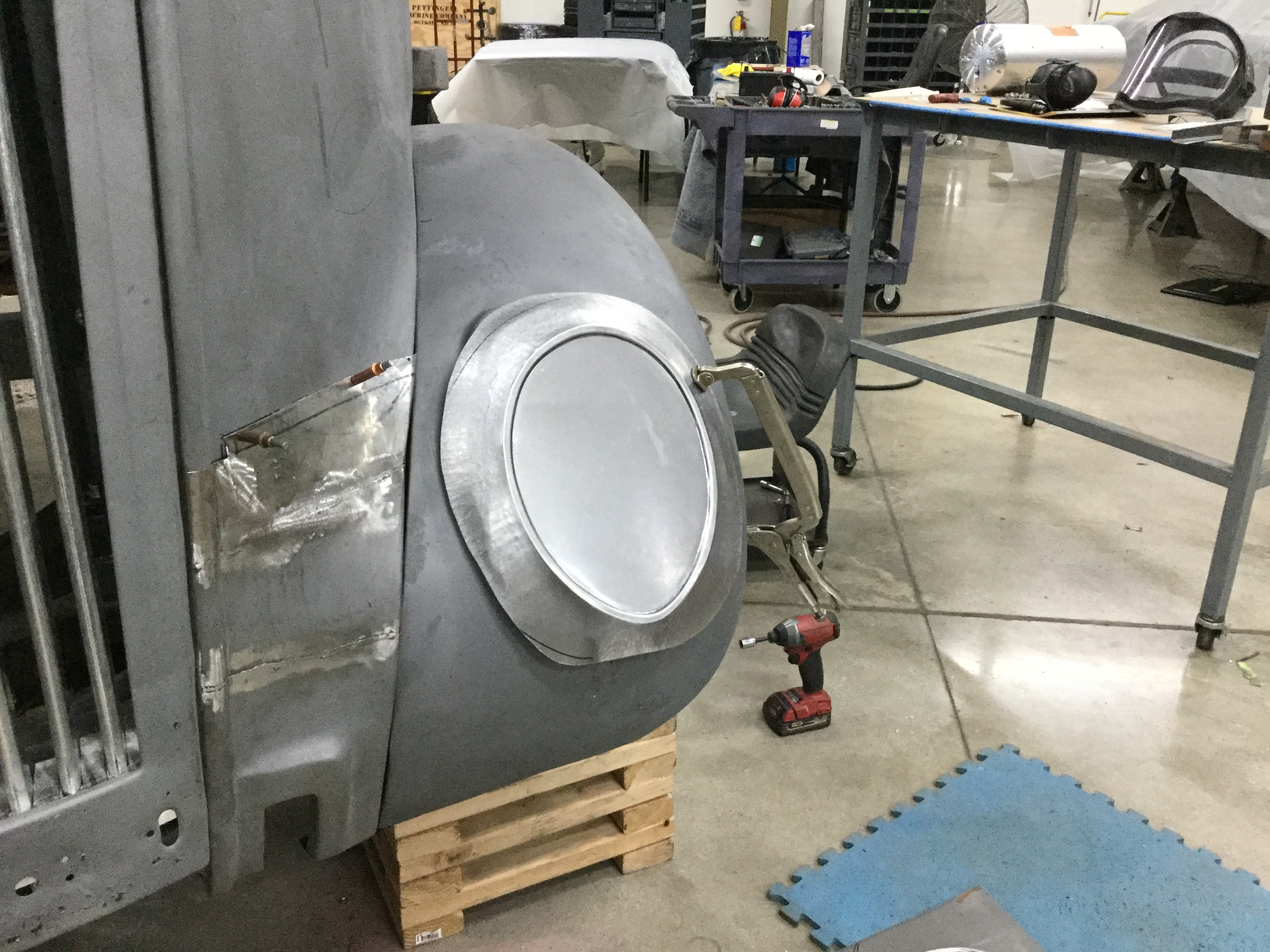 bodywork on 1941 Ford COE
