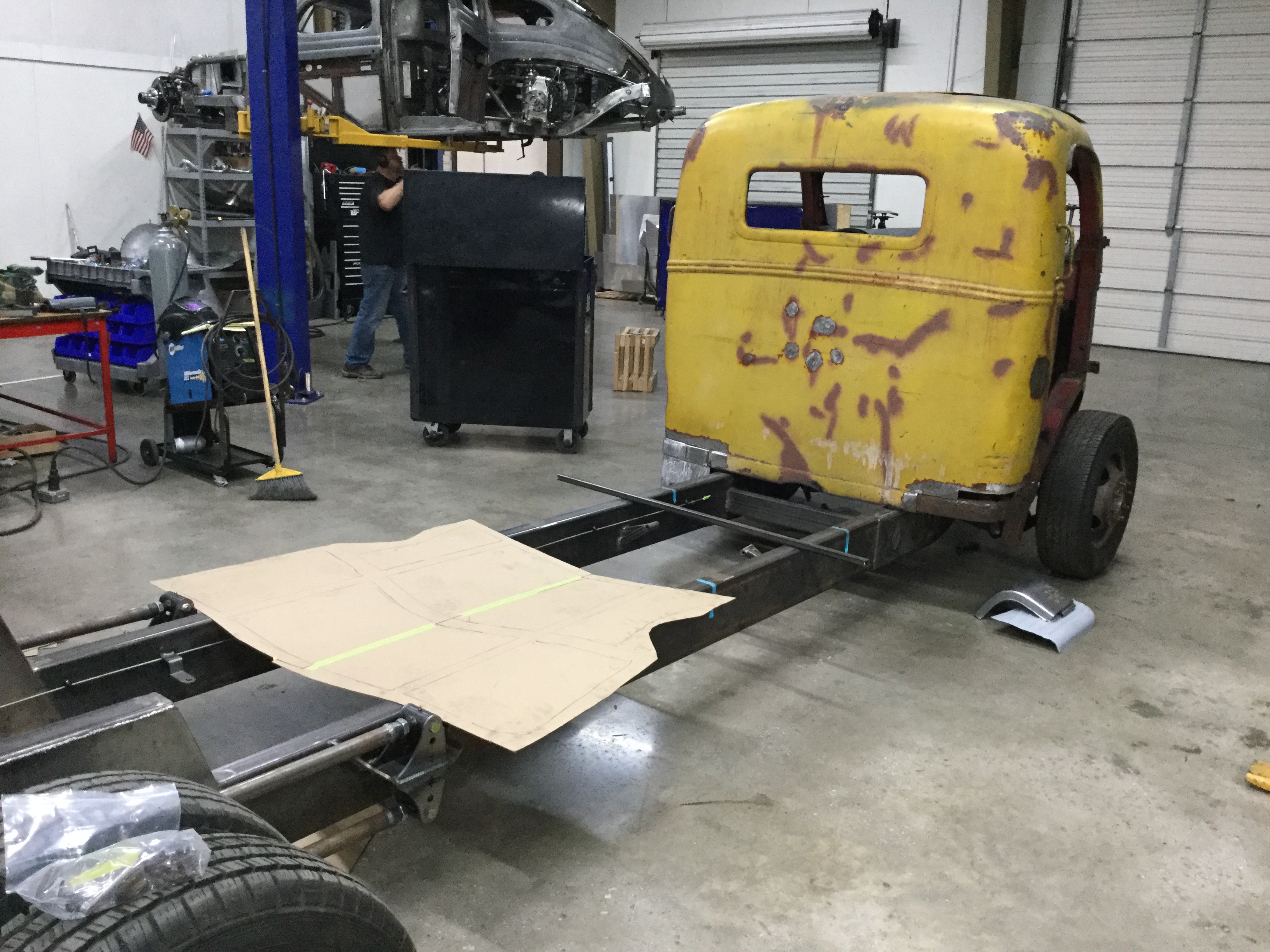 Back of cab for 1941 Ford COE