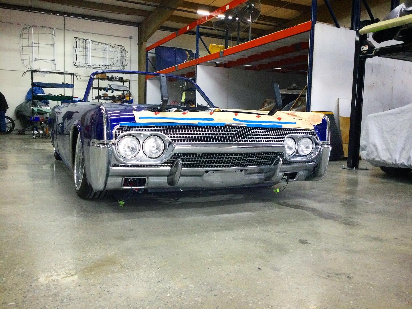1961 Lincoln Continental view of trim