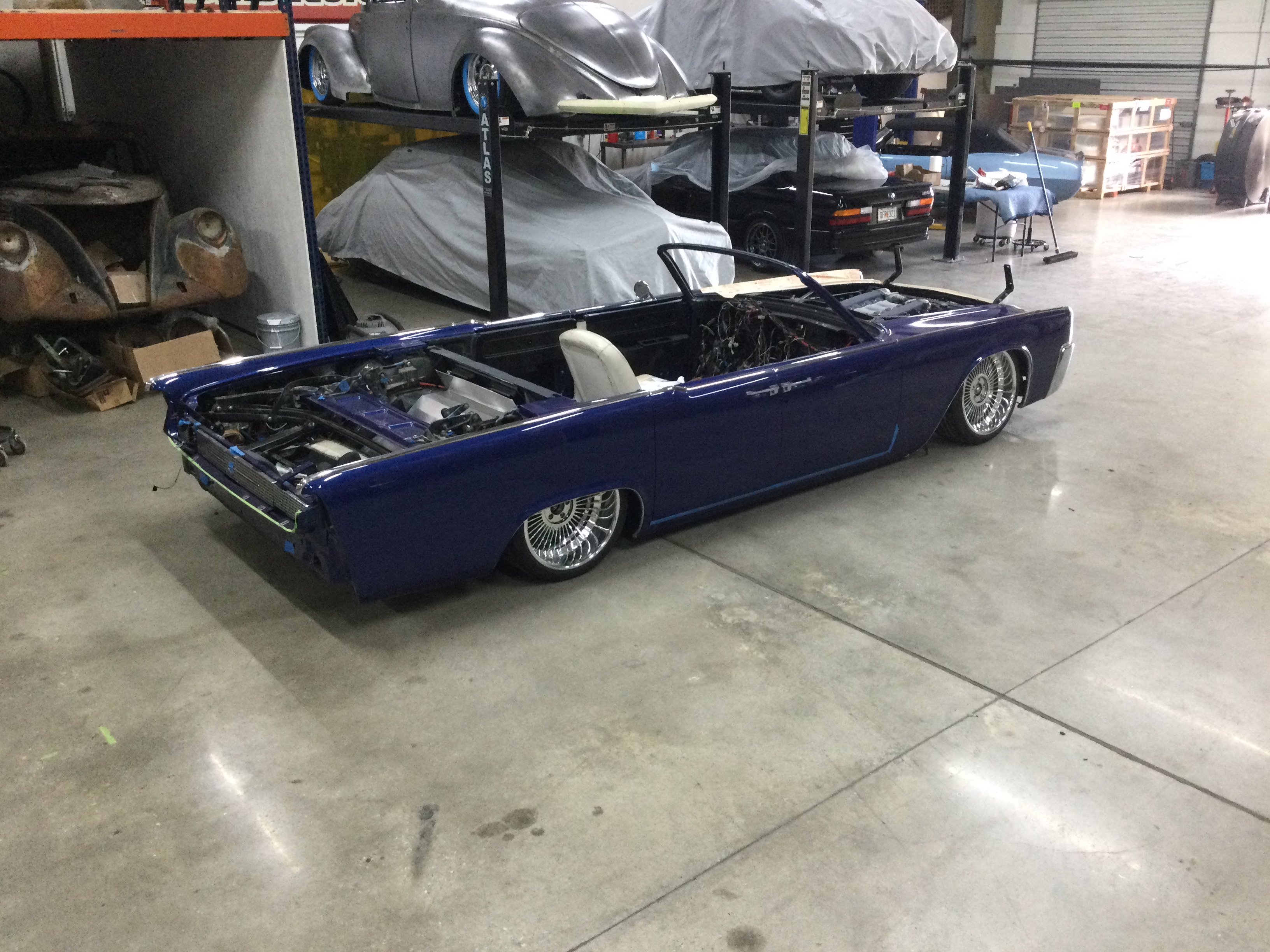forming wire frames for fenders for 1961 Lincoln Continental