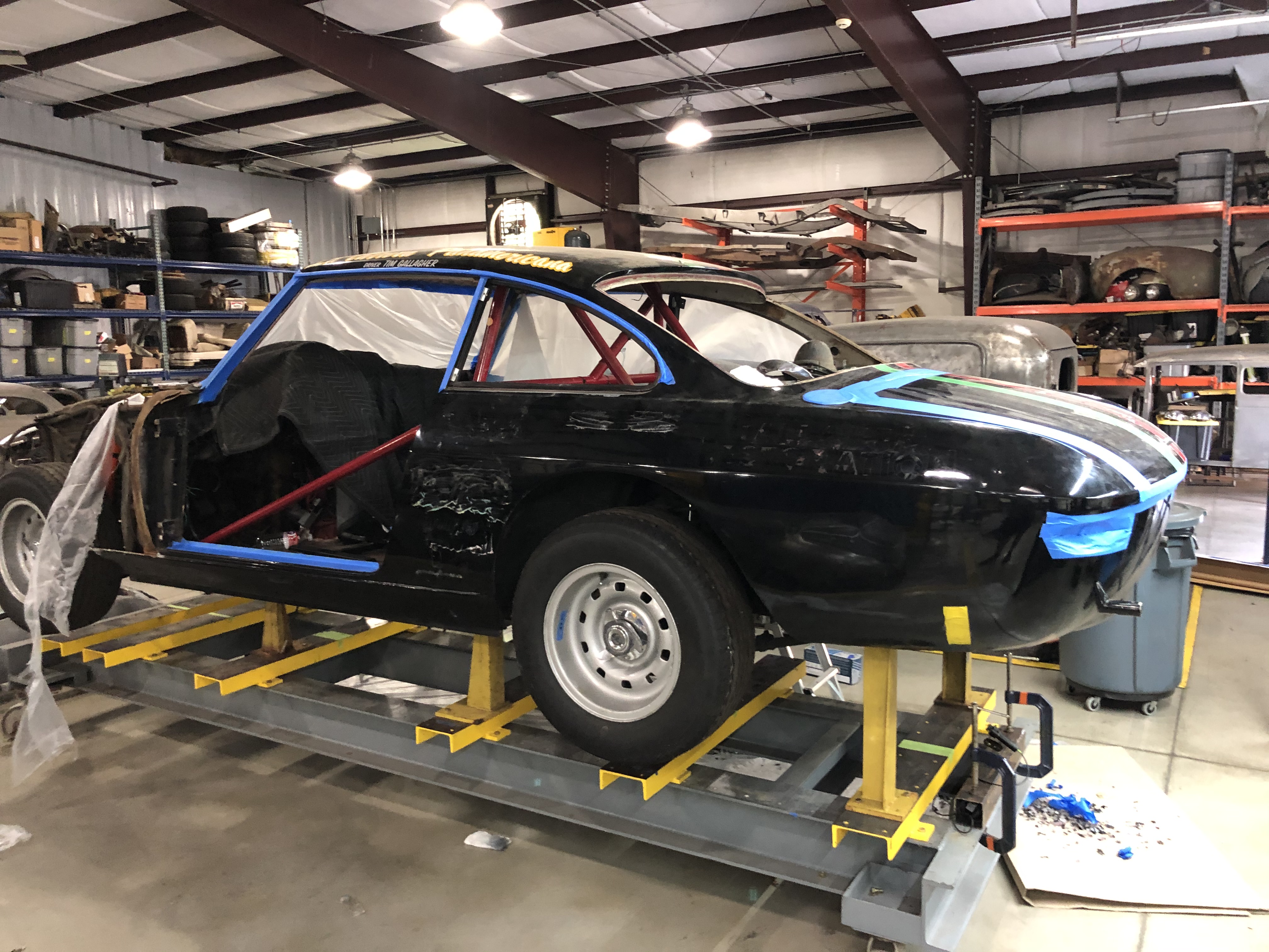 Sheet metal panel forming for 1966 330 Ferrari GT