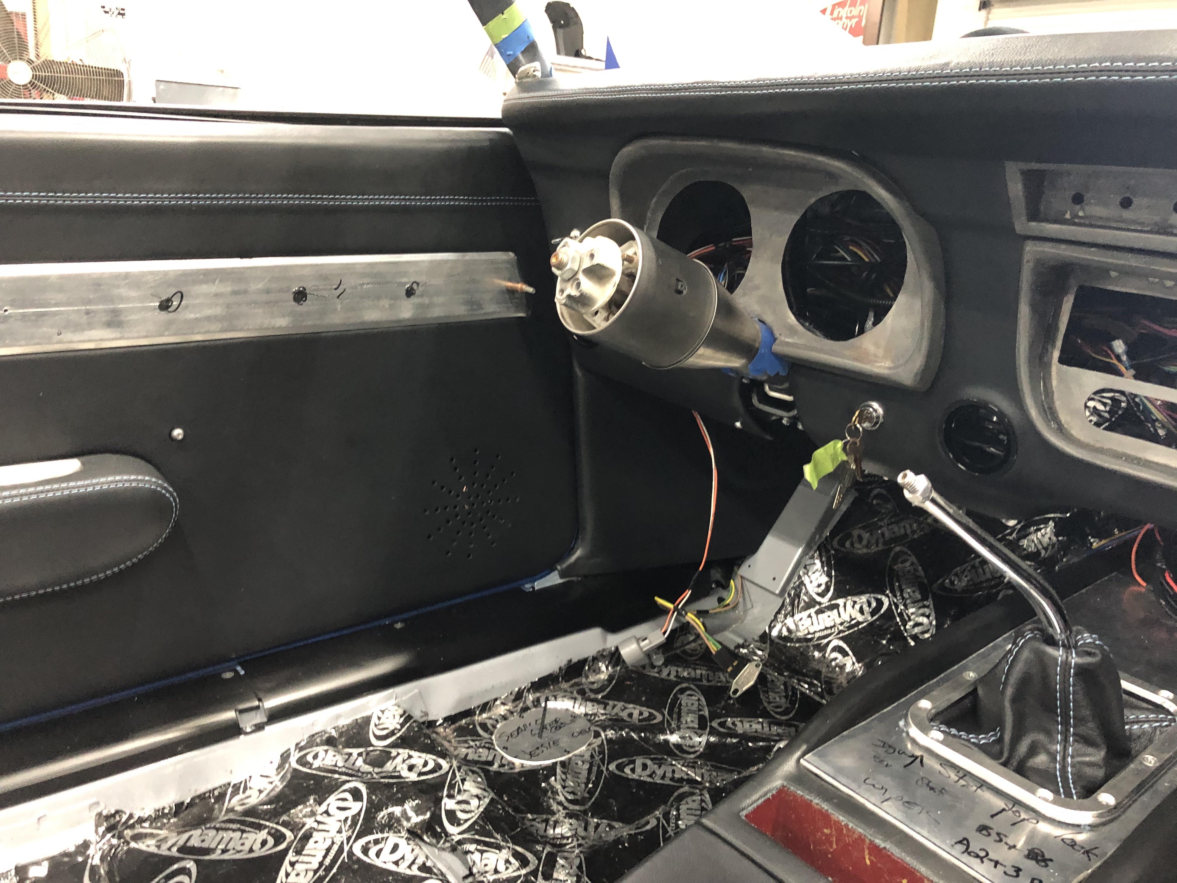 Interior view of 1969 Camaro Convertible