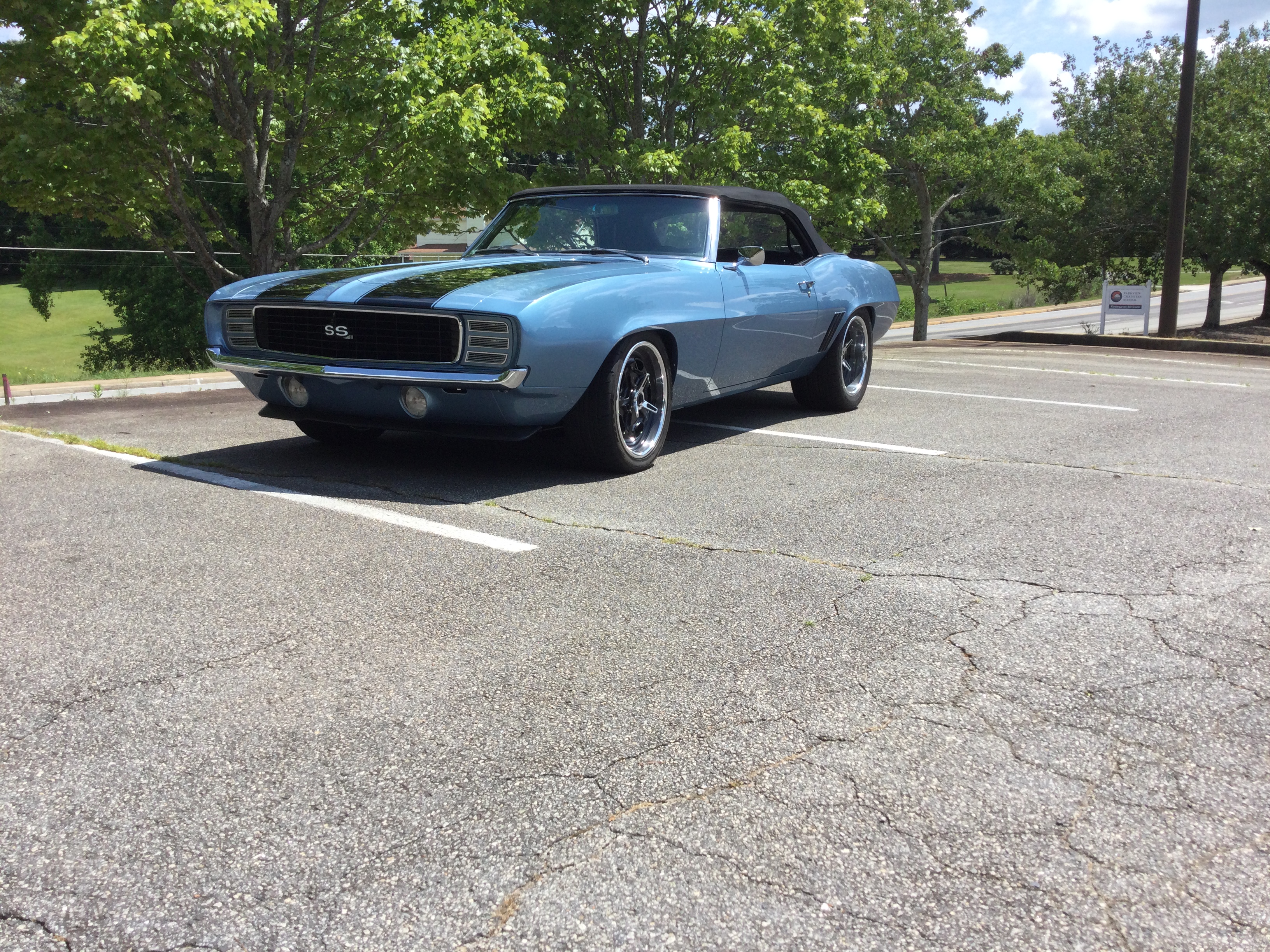 front passenger side 1969 Camaro Convertible