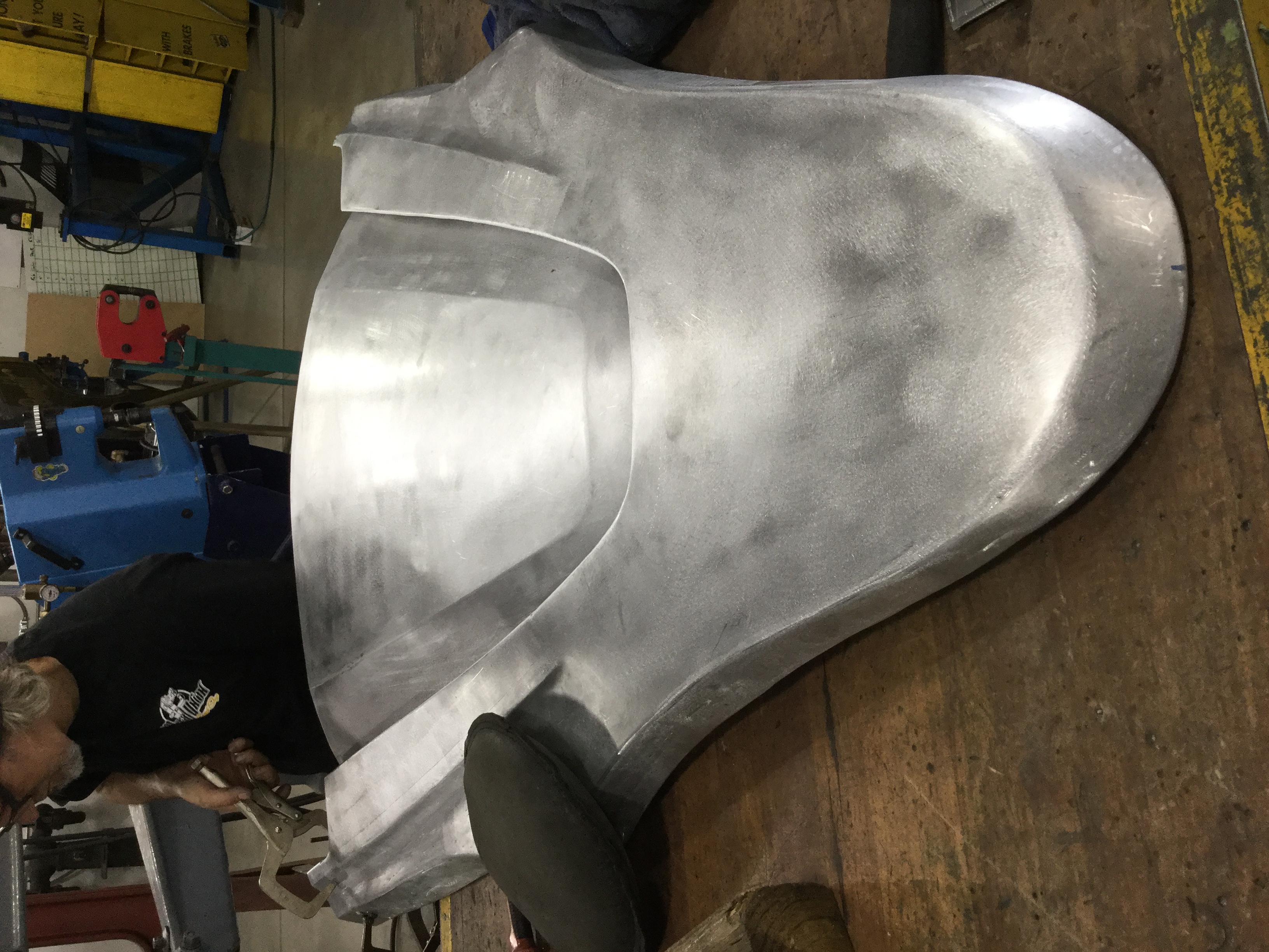 Rear Engine Tube Chasis Racer hood forming