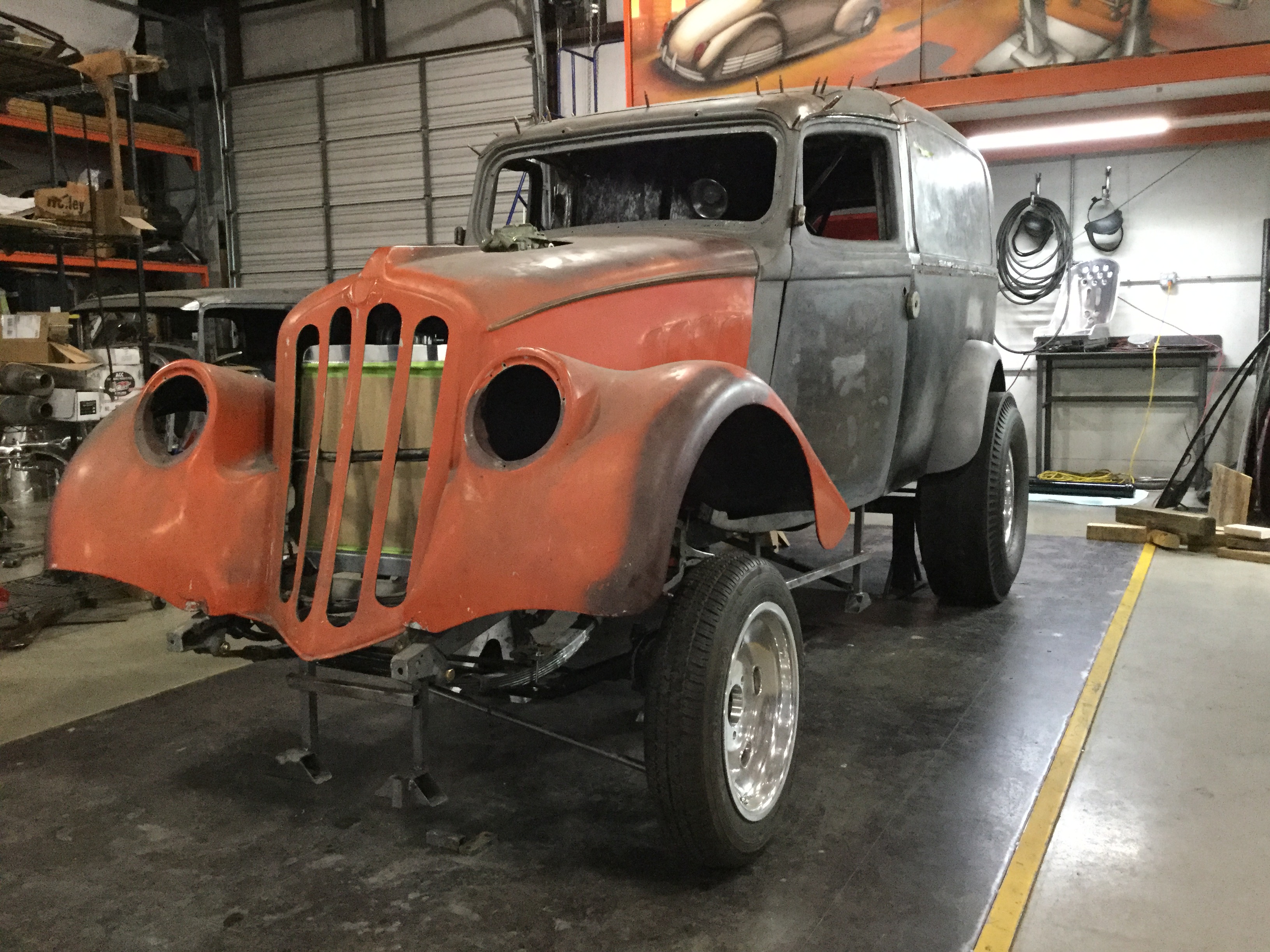 Willys Gasser side view